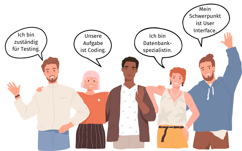 Abb. 2.1: Welche Aufgaben haben die Developer?