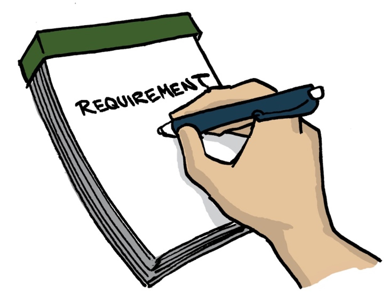 Illustration of a requirement specification.